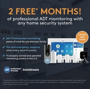 FREE SECURITY SYSTEM+SERVICE